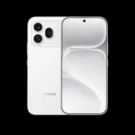 صورة مقارنة بين هاتفي هونر 600 وهونر 600 برو، تصميم عصري بخلفية مظلمة وإضاءات نيون زرقاء وبرتقالية