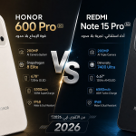 مقارنة هاتف Honor 600 Pro ضد Xiaomi Redmi Note 15 Pro في التصميم والكاميرات لعام 2026 موقع برمجي